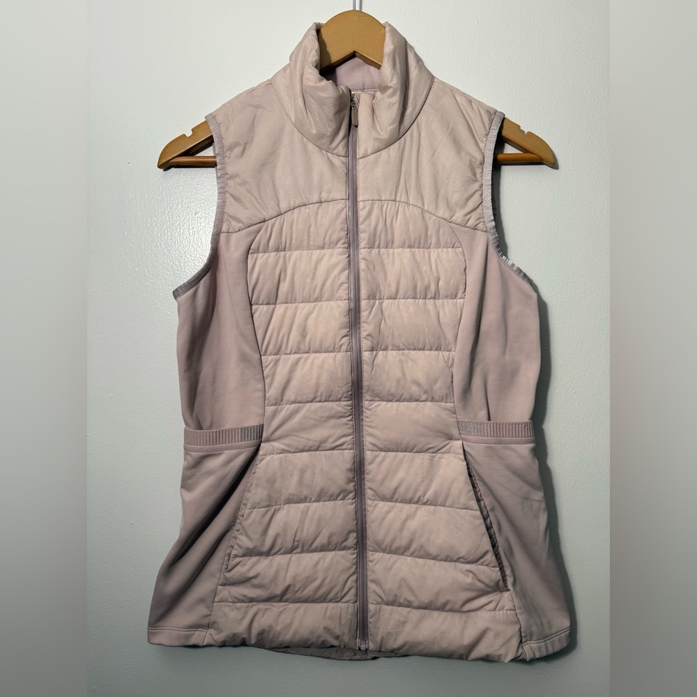 Lululemon Vest Goose Down Light Pink Sz 8